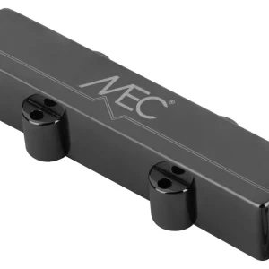 MEC Active J-Style Bass Pickup (Short), Metal Cover, 4-String, Neck - Brushed Black Chrome Top-Seller