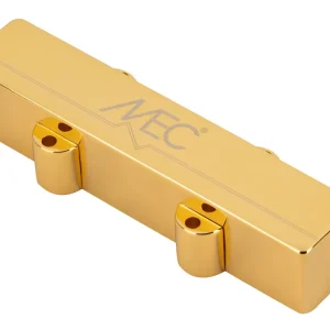 MEC Active J-Style Bass Pickup (Short), Metal Cover, 4-String, Neck - Gold Begrenztes Angebot