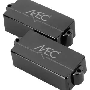 MEC Active P-Style Bass Pickup, Metal Cover, 4-String - Black Chrome Abverkauf