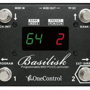 Direkt Vom Hersteller One Control Basilisk - Programmable MIDI Controller