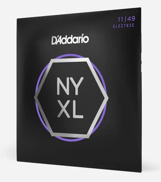 D'ADDARIO NYXL1149 Nickel Wound, Medium 11-49, Saiten Satz E-Gitarre Finale Aktion