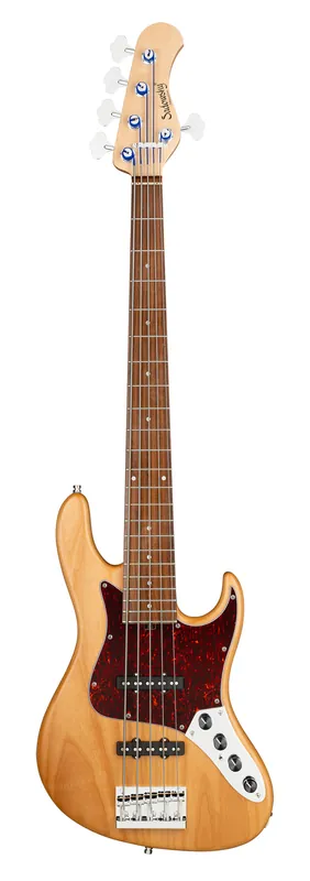 Sadowsky MetroLine 22-Fret Will Lee Artist Line Bass, Red Alder Body, Morado Fingerboard, 5-String - Natural Transparent Satin Expressversand