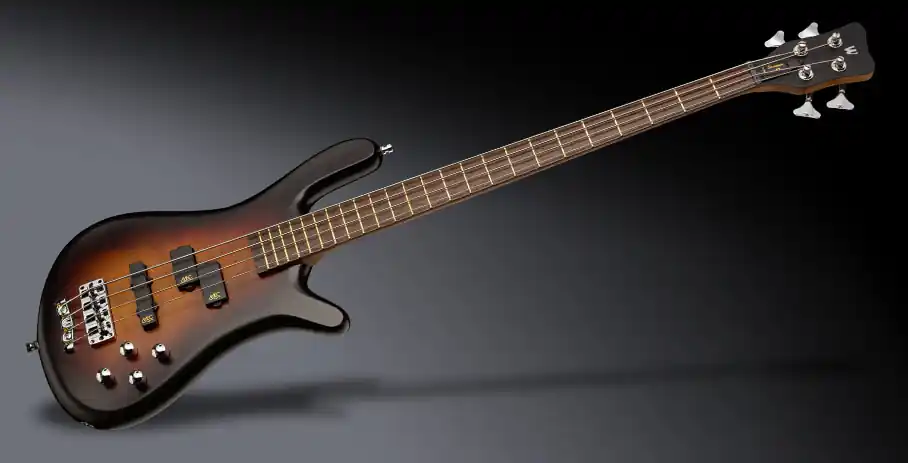 Neue Ware Warwick Teambuilt Pro Series Streamer LX, 4-String, Active Pickups and Electronics - Vintage Sunburst Transparent Satin
