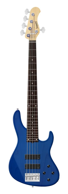 Sadowsky MetroLine 24-Fret Modern Bass, Red Alder Body, Morado Fingerboard, 5-String - Ocean Blue Transparent Satin Neuheit