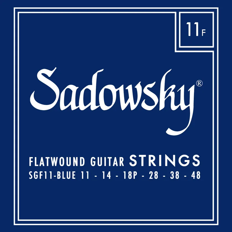 Saisonangebot Sadowsky Blue Label Guitar String Set, Stainless Steel, Flatwound - 011-048