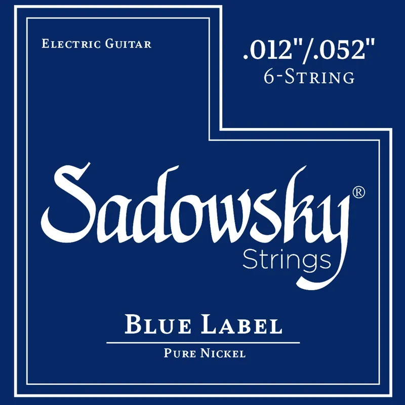 Letzte Chance Sadowsky Blue Label Guitar String Set, Nickel Plated Steel - 012-052