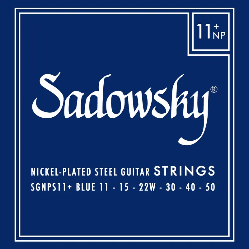 Markenware Sadowsky Blue Label Guitar String Set, Nickel Plated Steel - 011-050