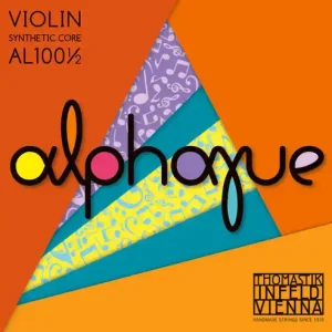 Neuheit THOMASTIK AL100 1/2 Violin Saiten Satz Alphayue Nylonkern