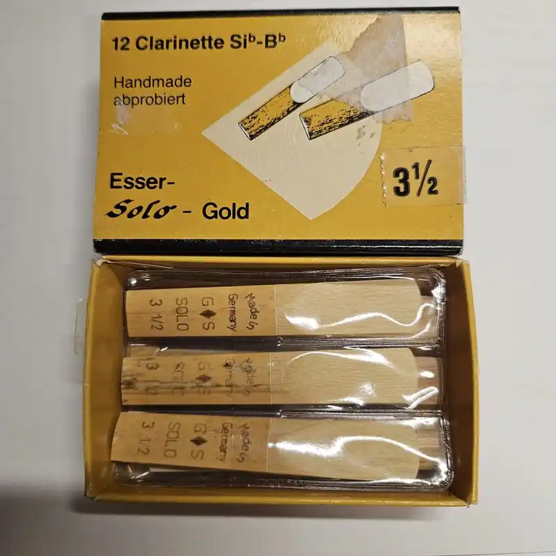 Neuheit 3x STEUER White Line (Esser Solo) B-Klarinetten Blätter 3 (alte Packung)