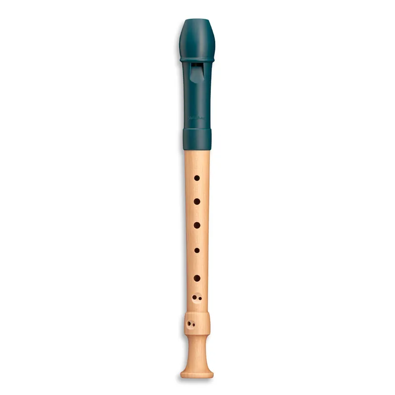 Mollenhauer Fipple 17413 Dege, seeblau, Sopranblockflöte barock Doppelloch Neuheit