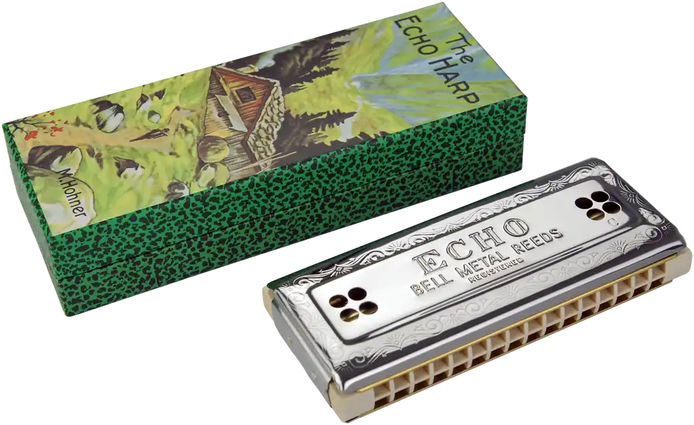 HOHNER Mundharmonika Echo Harp Wender 64 C/G Schnäppchen