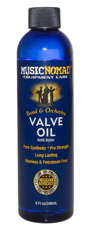 Sonderaktion MusicNomad Valve Oil Refill (MN750) - Pure Synthetic Pro Strength Formula, 240 ml (8 oz.)