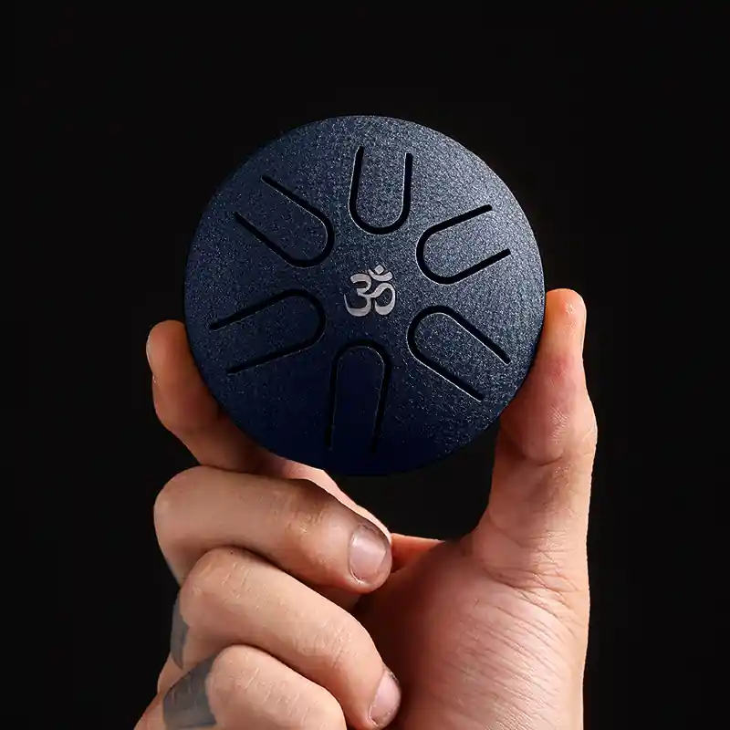 U-Turn Mini Steel Tongue Drum 3" 6Töne, midnight blue Top-Preis