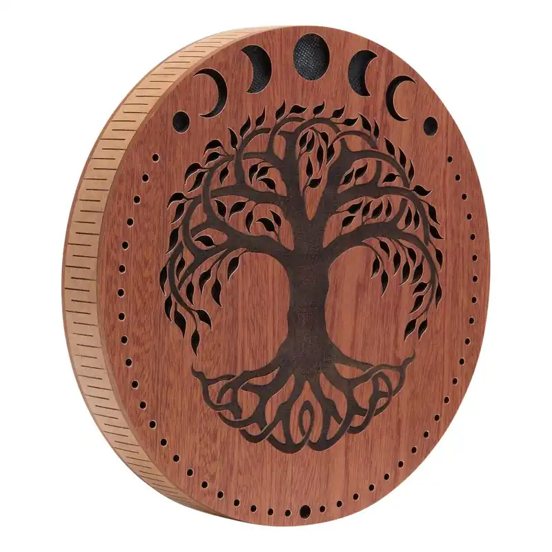 Saisonangebot Meinl RDS10MTOL Sonic Energy 10" Rain Disk, Bachklang, Mondphasen und Lebensbaum Gravur