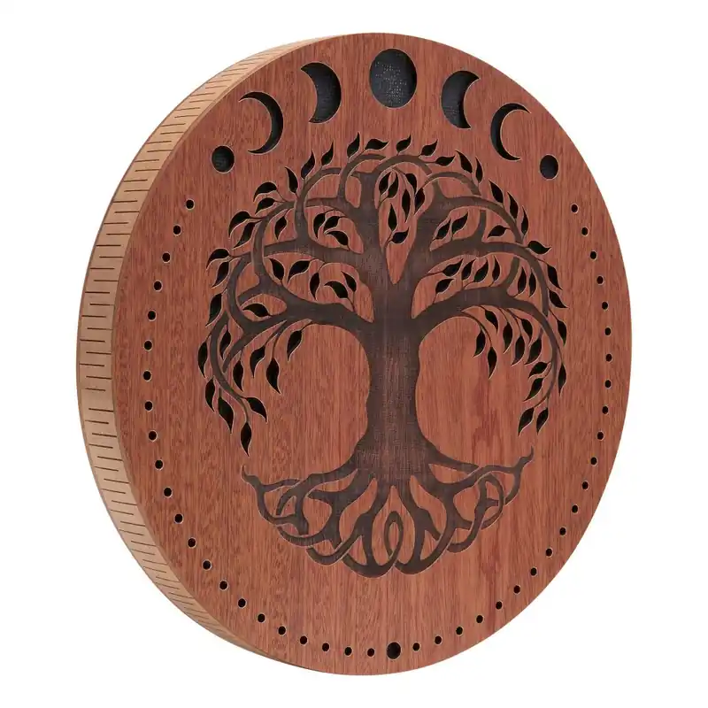 Aktuell Meinl RDS12MTOL Sonic Energy 12" Rain Disk, Bachklang, Mondphasen und Lebensbaum Gravur