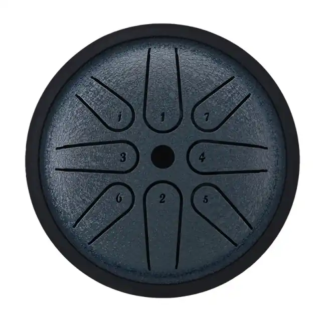 U-Turn Steel Tongue Drum 4" 8 Töne, midnight blue Abverkauf