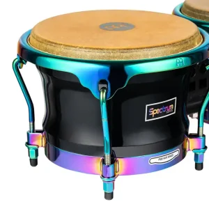 Meistverkauft Meinl S400PBK Percussion Marathon Spectrum Series Bongo 7" Macho & 8 1/2" Hembra - Phantom Black