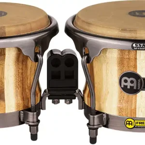 Saisonangebot Meinl DG400CW Percussion Artist Series Bongo Diego Galé, True Skin Calf Heads - 7" & 8 1/2" Natural