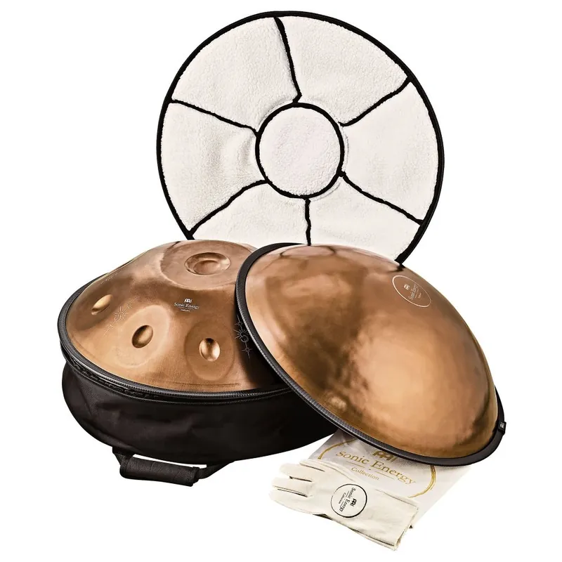 MEINL HPSTL92CU Sonic Energy Sensory Handpan Edelstahl C# Moll 9 Töne 432 Hz - Vintage Kupfer Ausverkauf
