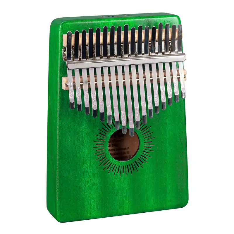 SELA SE243 Sela Kalimba Mahagoni 10 Grün Begrenztes Angebot