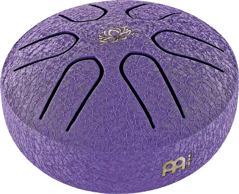 Direkt Vom Hersteller MEINL PSTD1PLF Sonic Energy Pocket Steel Tongue Drum A Dur, 6 Töne - Violett, Lotusblume / 3"/7,6 cm