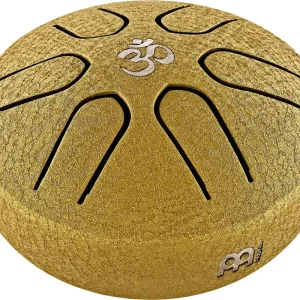 Ausverkauf MEINL PSTD3GOM Sonic Energy Pocket Steel Tongue Drum A Dur, 6 Töne - Gold, OM / 3"/7,6 cm