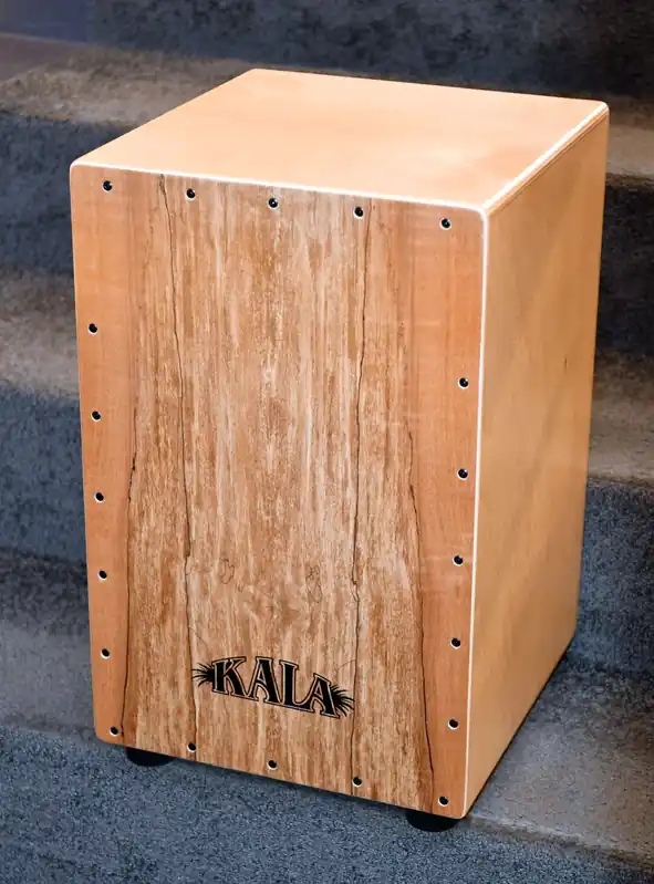 KALA KP-CAJON-SPMAPLE - Spalted Maple Cajon + Tasche Versand Am Gleichen Tag