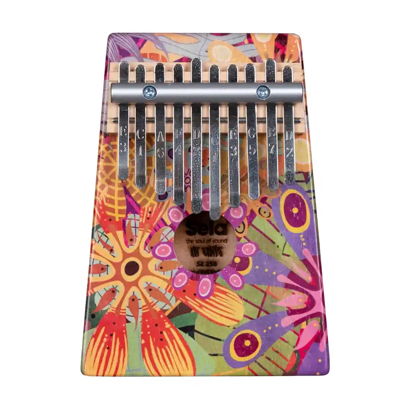 SELA SE258 Art Series Kalimba 10 Flower Power Bestpreis