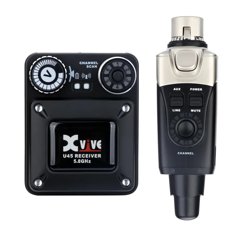 Geprüft XVive U45 In-Ear Monitor Wireless System, 5.8 GHz, Stealth Black