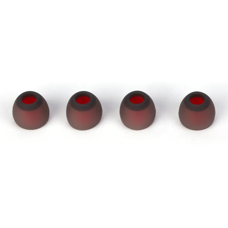 XVive Soft Silicone Ear Tips for T9, Black Semi-Transparent + Red, 4 x L Top-Angebot