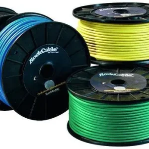 Bestpreis RockCable Speaker Cable Roll, Coaxial, diameter 7 mm / 9/32", 100 m / 328 ft. - Black
