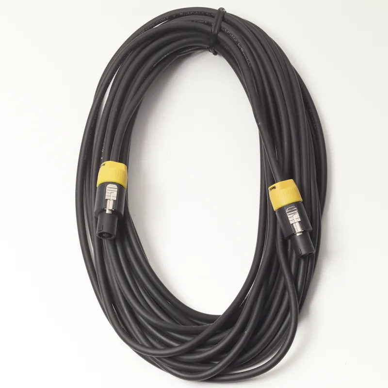 RockCable Speaker Cable - Lockable Coaxial Plug (2-pin) - 15 m / 49.2 ft Top-Seller