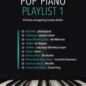 Sonderangebot Gerlitz: Pop Piano Playlist 1 - Noten Klavier - ED 23478