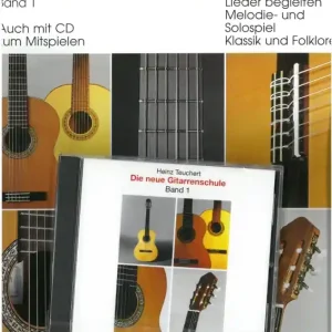 Teuchert: Die neue Gitarrenschule 1 + CD | SY2948 Kostenloser Rückversand