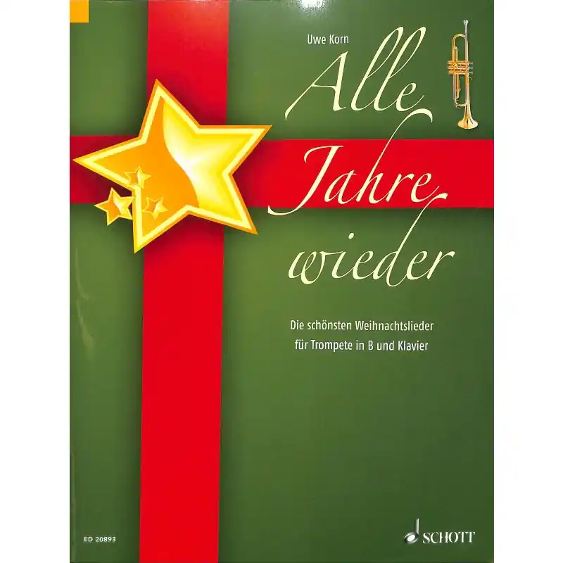 Ausverkauf Korn: Alle Jahre wieder - Trompete und Klavier - ED 20893