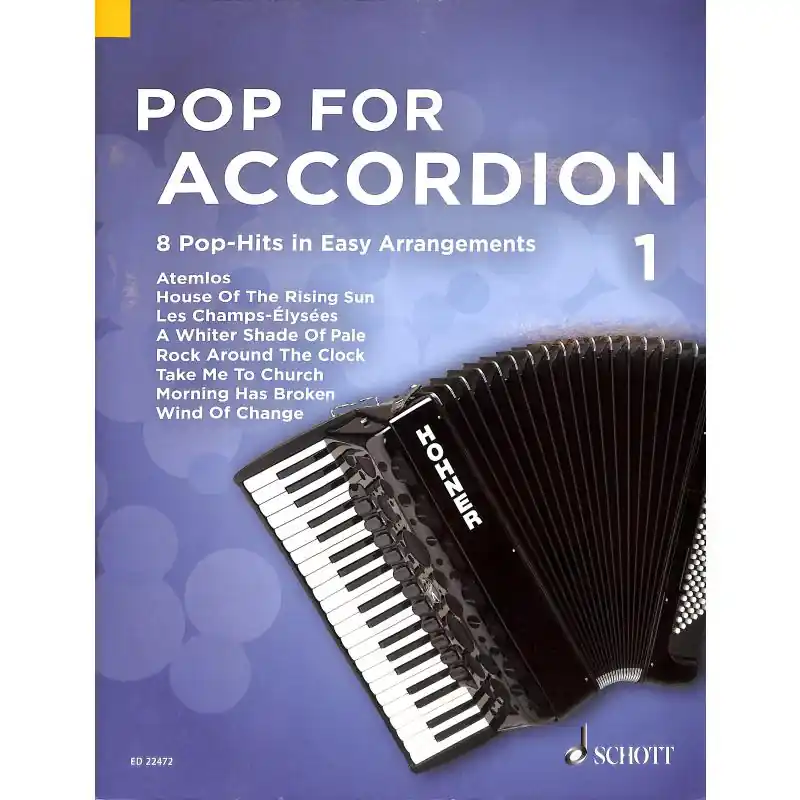 Kostenfreie Lieferung Bye: Pop for Accordion 1 - ED 22472