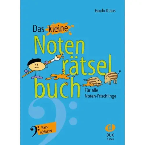 Preisreduziert Guido Klaus: Das kleine Notenrätselbuch Bassschlüssel - D 1043