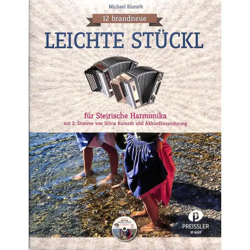 Kumeth: 12 brandneue leichte Stückl für Steirische Harmonika - JP 6622 Super-Preis
