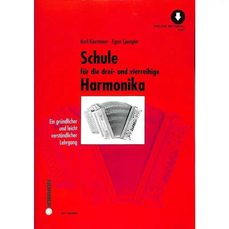Kiermaier: Schule für die drei- und vierreihige Steirische Harmonika - MH 130098D Sonderaktion