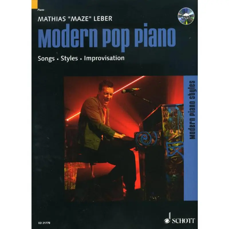 Zertifiziert Leber: Modern Pop Piano + CD,  Songs - Styles - Improvisation - ED21778