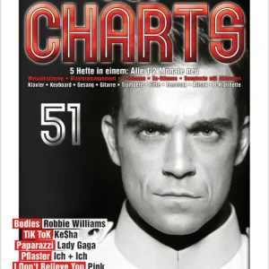 HAGE EH3761 Top Charts 51 Songbook + CD Schnäppchen