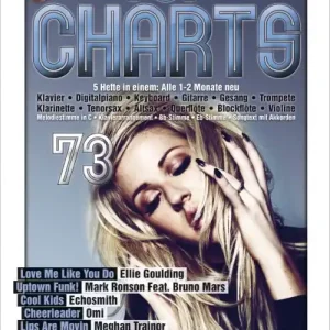 HAGE EH3871 Top Charts 73 Songbook + CD Abverkauf