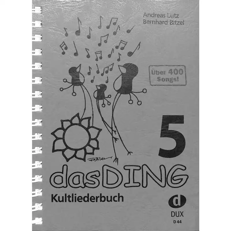 Das Ding 5 - Kultliederbuch DIN A5 - DUX 44 Begrenztes Angebot
