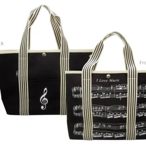 Canvas Tasche Shopper Musik Expressversand