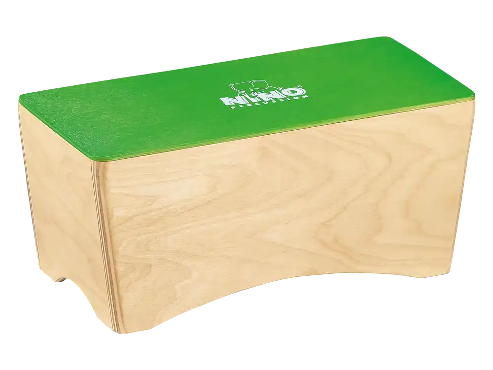 NINO 931GR Percussion Bongo Cajon - grün Wochenendangebot