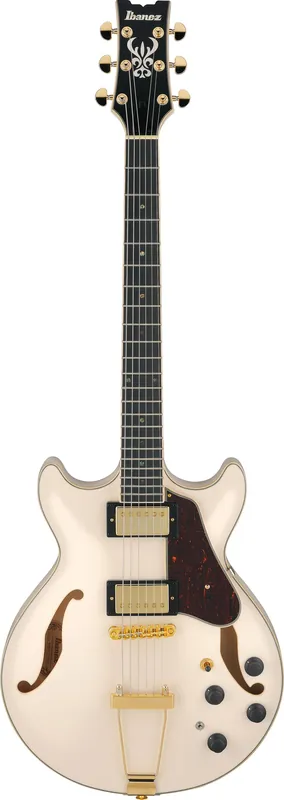 Neu Im Sortiment Ibanez AMH90-IV Artcore Expressionist AM Hollowbody Gitarre 6-String - Ivory