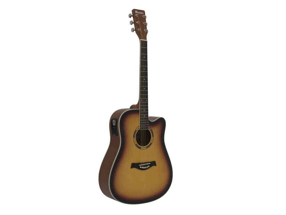 DIMAVERY DR-520 Dreadnought, sunburst Gratis Versand