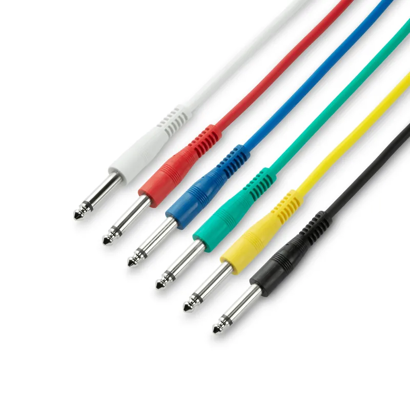Günstig Adam Hall Cables 3 STAR IPP 0030 SET - 6er Set Patchkabel 6,3 mm Klinke mono 0,30 m