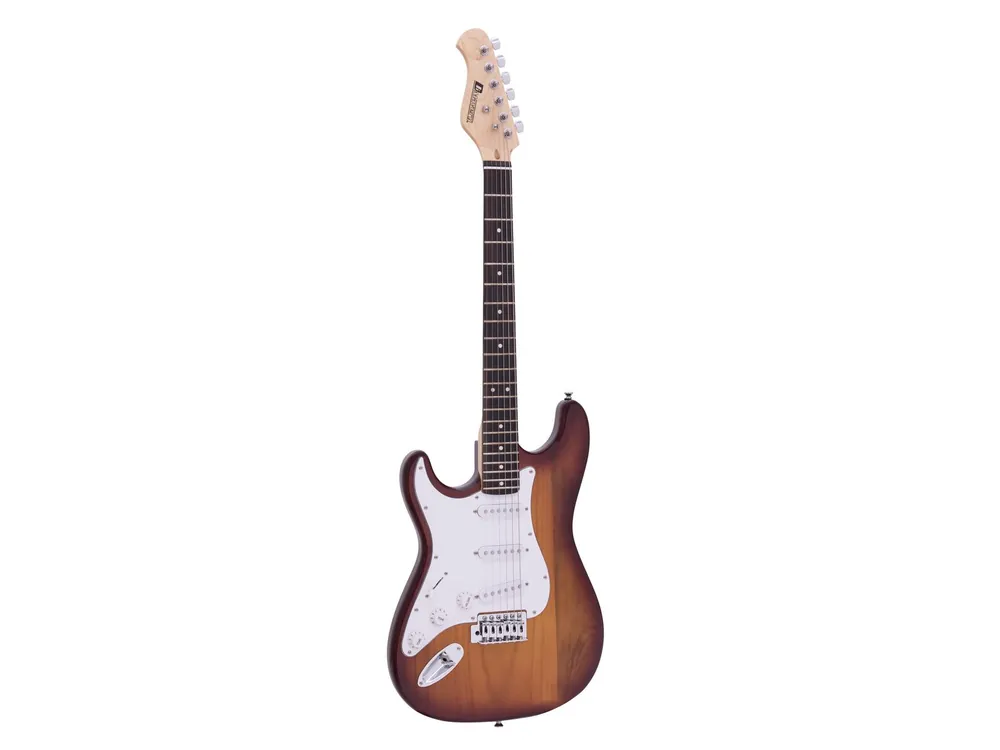 Highlight DIMAVERY ST-203 E-Gitarre LH, sunburst