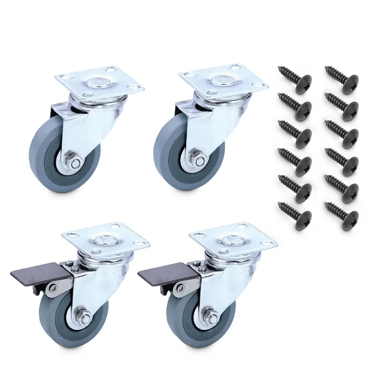 Palmer MI CAB CASTORS - Rollensatz mit 4 Rollen inkl. Schrauben für Bass- und Gitarrenboxen Sofort Bestellen